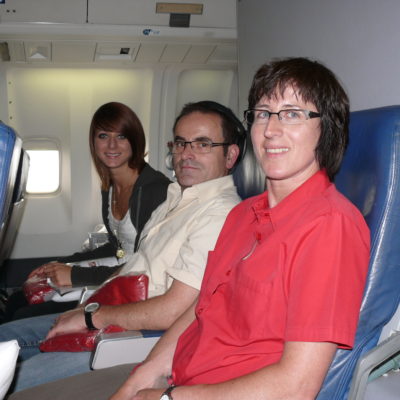 Franziska, Heinz Koch und unsere Mama Claudia